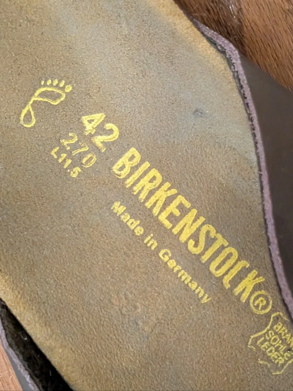 Birkenstock Yara Oiled Leather Ankle Strap Sandals toe loop Brown Size 42/ 11.5
